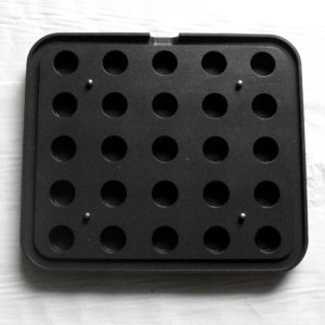 Cookmatic mould Cookmatic Model 15 Profil Neted, Ø 3.2 - 3.5 x H 2.5 cm, 25 cavities - Img 4