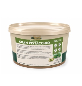 Crema Ciocolata cu Pasta de Fistic 15% Caravella Gran Pistacchio, 3 kg