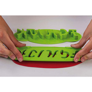 Cutting Bars with Alphabet Extractor Ø 3.6 cm, Plastic, Set of 5 pcs - Img 2