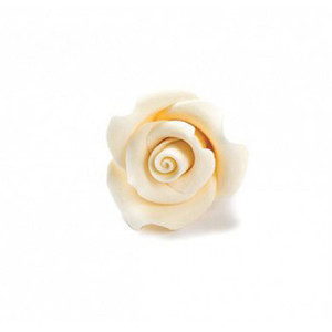 Decor Zahar - Trandafiri Ivoriu R 5cm, 24 buc