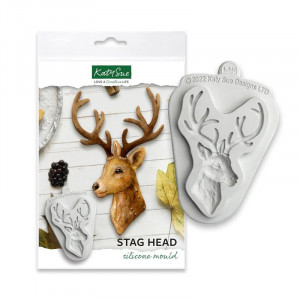 Deer Head Silicone Mould Ø 9.7 cm - Img 1