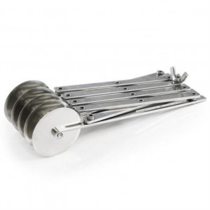 Extendable Stainless Steel Knife with 5 Smooth Circular Blades - Img 1