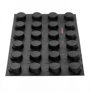 Fiberform silicone mould, 60 x 40 cm, 24 cavities. Cylinder: Ø 6.3/5.5 x H 2.5 cm, 68 ml