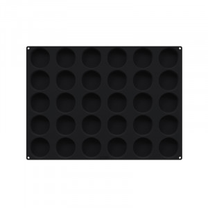 Florentine Silicone Disc Florentine Ø 8 x H 1.2 cm, 30 cavities, 56 ml (SQ082) - Img 2