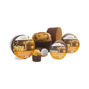 Forma Coacere Panettone Ø 7 x H 6 cm - 100 gr, Carton Termorezistent, Set 12 Buc - Img 4