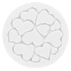 Forma Silicon Decor Mini Love Ø 6 x H 0.2 cm, 12 ml, 6 cavitati - Img 3