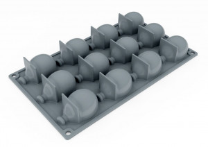 Forma Silicon Gourmand Baloane 6.6 x 4.3 x H 3.4 cm, 12 cavitati - Img 4