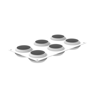 Forma Silicon Lamaie / Citrice Ø 7 x H 3.1 cm, 6 cavitati x 100 ml + Forma Silicon Top + decupator - Img 4