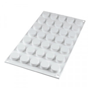 Forma Silicon Micro Cilindru Ø 2.4 x h 1.2 cm, 35 cavitati - Img 2