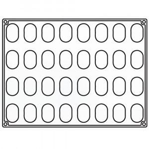 Forma Silicon Miss, Mignon 4.6 x 2.8 x h 2 cm, 18 ml, 32 cavitati - Img 2