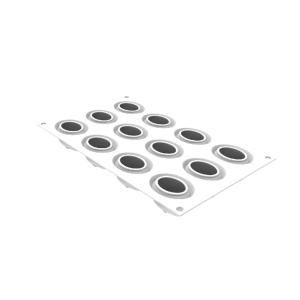 Forma Silicon Nebula 30, 5.1 x 3.7 x H 3.2 cm, 12 cavitati x 30 ml - Img 2