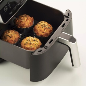 Forma Silicon pentru Air Fryer, Silfry Muffin, Ø 4.5/7.2 X H 3.4 cm, 80 ml, Set 6 Buc - Img 4