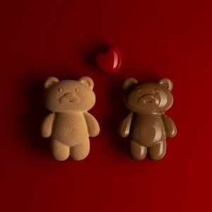 Forma Silicon Ursuletul Teddy Bear 7.9 x 5.6 x H 2.7 cm, 8 cavitati x 68 ml - Img 6