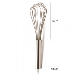 Integral Stainless Steel Tel Tel Tel with 16 Thin Coils and Clamp, L 35 cm - Img 2