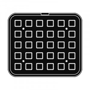 Matrita Cookmatic Model 10 Profil Neted, 2.8 – 3.3 x 2.8 – 3.3 x H 1.7 cm, 30 cavitati - Img 5