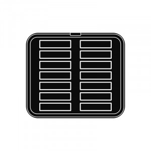 Matrita Cookmatic Model X Profil Neted, 11.7 - 12 x 2.7 – 3 x H 2 cm, 14 cavitati - Img 2