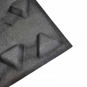Microperforated Silicon Mould 30x40cm, 15+15 Cavitati Triangles 6x6x6xH2.5cm, Set 2 Pieces - Img 3
