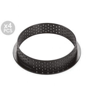 Microperforated Thermoplastic Copper Ø 10, Round, Set of 4 pcs - Img 1