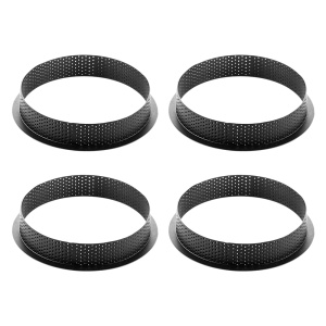 Microperforated Thermoplastic Copper Ø 12, Round, Set of 4 pcs - Img 1