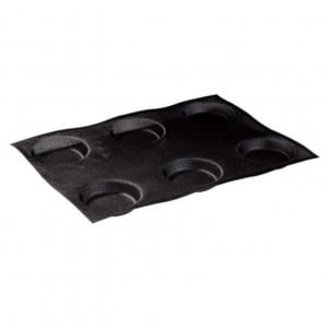Mikroperforált szilikon forma 30x40cm, 6+6 kerek üreg Ø8.5xH2cm, 2 db-os készlet - Img 1