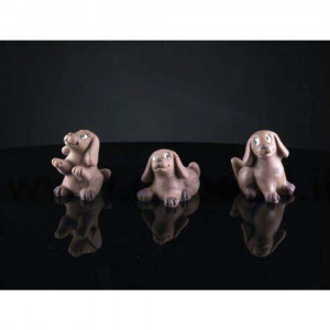 Mulaj Silicon Catelusi Simpatici 3D, 5.2 x H 4.5 cm, 3 Subiecte - Img 3
