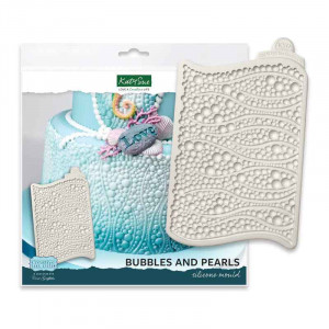 Mulaj Silicon Textura Bule / Perle, 17 x 12 cm