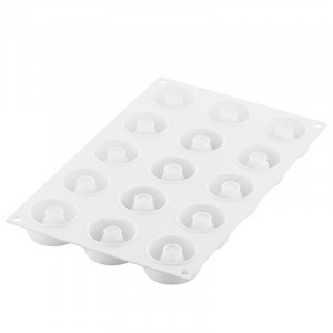 Oblio szilikon forma Ø 5 x H 2 cm, 15 üreg, 30 ml - Img 3
