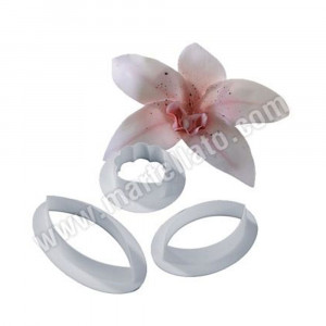 Orchid Cymbidium - Plastic Cutters Ø 4.1 - 8.5 cm, Set of 3 pieces - Img 1