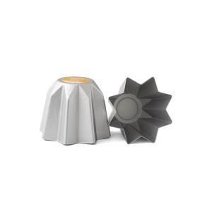 Pandoro baking tin 500 gr, Ø 19.5 x H 15 cm, Anodised Aluminium - Img 1
