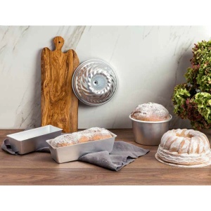 Panettone baking tin 400 gr, Ø 10-8 x H 6.2 cm, Aluminium - Img 2