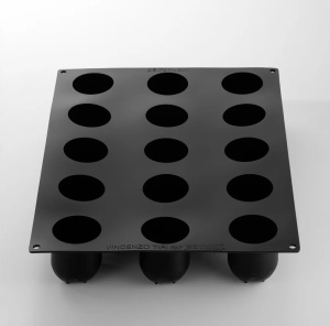 Pavoflex mould 30x40cm Panettone 15 cavities, Ø 5.5 x H 6.5 cm, 130 ml - Img 4