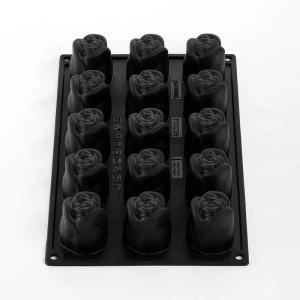 Pavoflex Romance40time mould 15 cavities, Ø 4 x H 4.5 cm, 40 ml - Img 3
