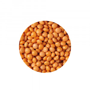 Peach Flattened Pearls Ø 10 mm, 1 kg - Img 2