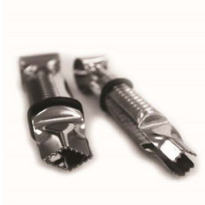 *Pensete Inox Decor Romb Deschis Margini Dantelate, 2 Marimi, Set 2 Buc