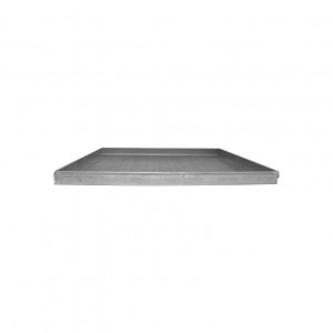 Perforated Aluminium Tray - 4 Edges, 40 x 30 x H 2 cm - Img 3