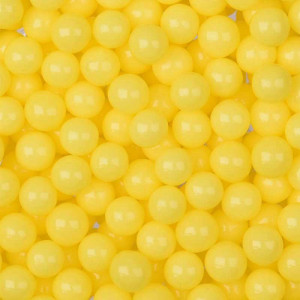 Perle Zahar Galben Perlat Ø 9 mm, 1 Kg
