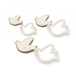 Pigeons - Plastic Cutters R 6.5 - 9 x H 2.2 cm, 3 pcs - Img 3