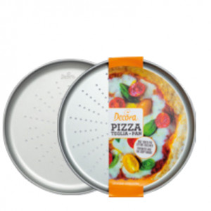 Pizza Tray Ø 28 x H 1.8 cm, Anodised Aluminium - Img 1