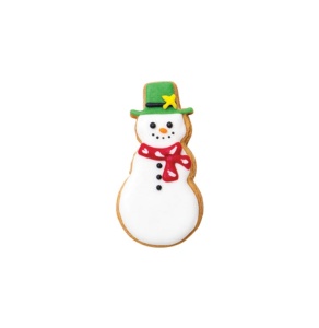 Plastic Plastic Christmas Cutters - Snowman, Ø 8.5 x H 2 cm - Img 2