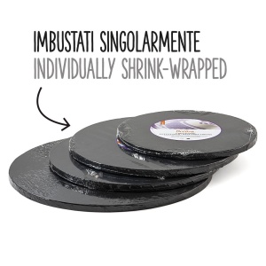 Platou Tort Rotund Negru, Ø 25 x H 1.2 cm - Img 3