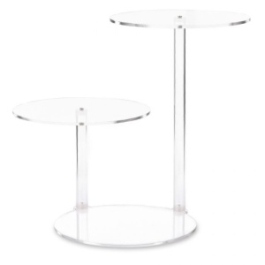 Plexiglas Cake Stand 3 tiers 48 x H 40 cm