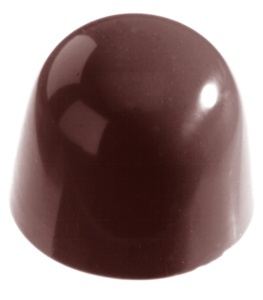 Polikarbonát forma 24 csokoládé praliné csokoládé kupola, Ø 2,9 x H 2,3 cm, 14 gr, 14 gr.