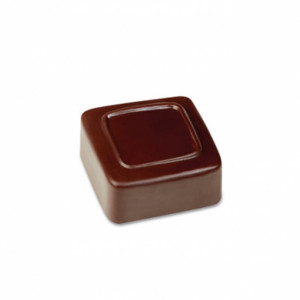 Polikarbonát forma Artisanal Range 21 Praliné csokoládé Praliné négyzet alakú, 2,6 x 2,6 x H 1,3 cm, 10 gr.