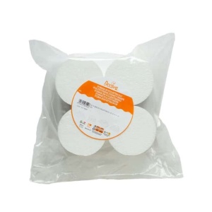 Polisztirol Rotunda makett, Ø 10 x H 10 cm, 4 darabos készlet