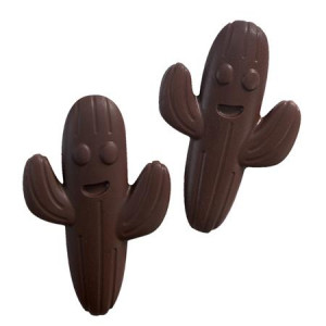 * Polycarbonate mould 6 Decorations Chocolate, Cactus - Img 1