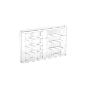 Polycarbonate mould 8 Snack Chocolate Snack, 17.5 x 27.5 x H 2.6 cm, 30 gr - Img 2