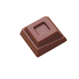Polycarbonate mould Modern Range 24 Chocolate Pralines, 3 x 3 x H 1,2 cm, 9 gr