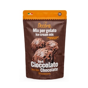 Premix Dark Chocolate Ice Cream Decora, 250 gr - Img 1