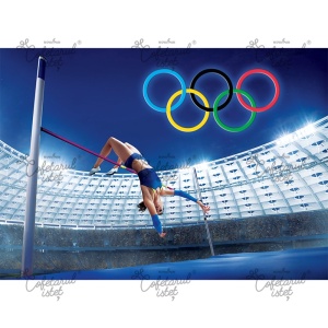 Printed Sugar Paste Olympic Sports Model 2, A4 - Confectionary Istet