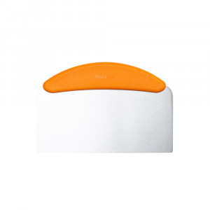 Racleta Nivelare Tort cu Maner din Plastic si Lama Inox Dreapta, 22.5x11cm